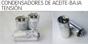 condensadores de aceite para baja tension